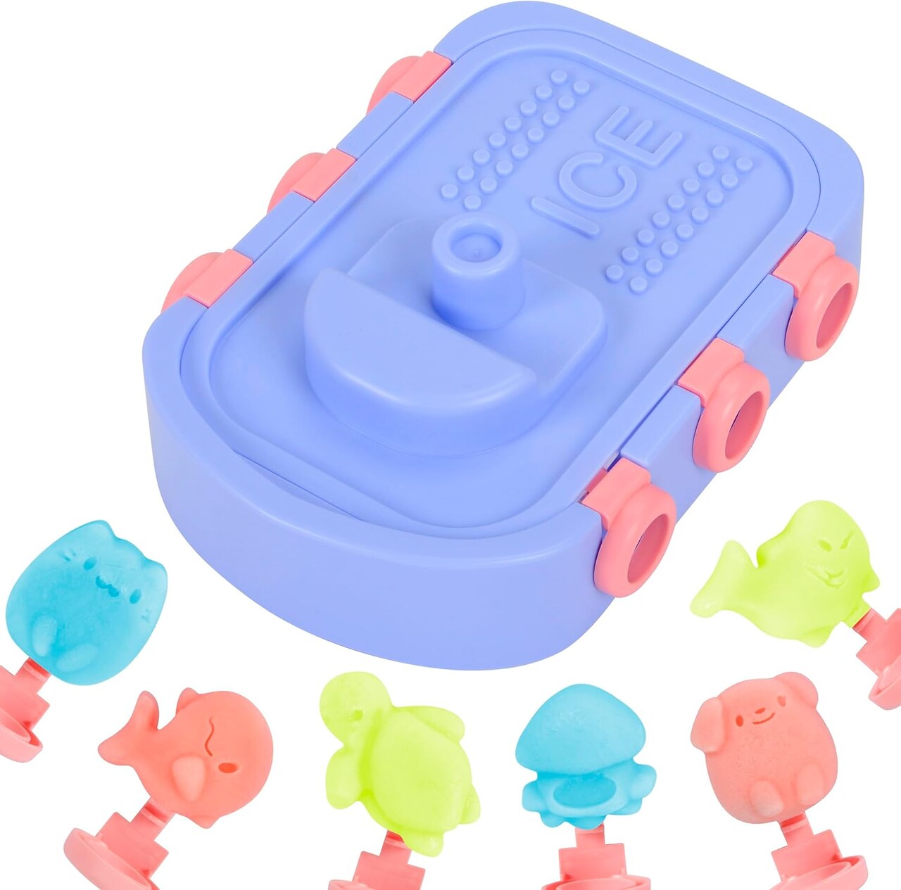 Popsicle Molds Homemade Popsicle Molds Reusable Easy-Off Popsicle Molds (Blue)